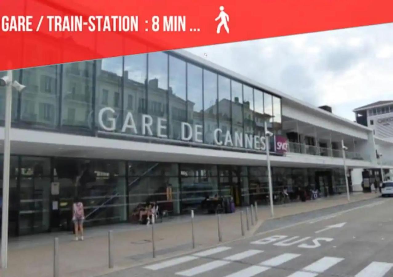 La Diva Du Festival - 10 Mn A Pied Palais & Plages - Cosy & Calme - Clim - Wifi 戛纳 外观 照片