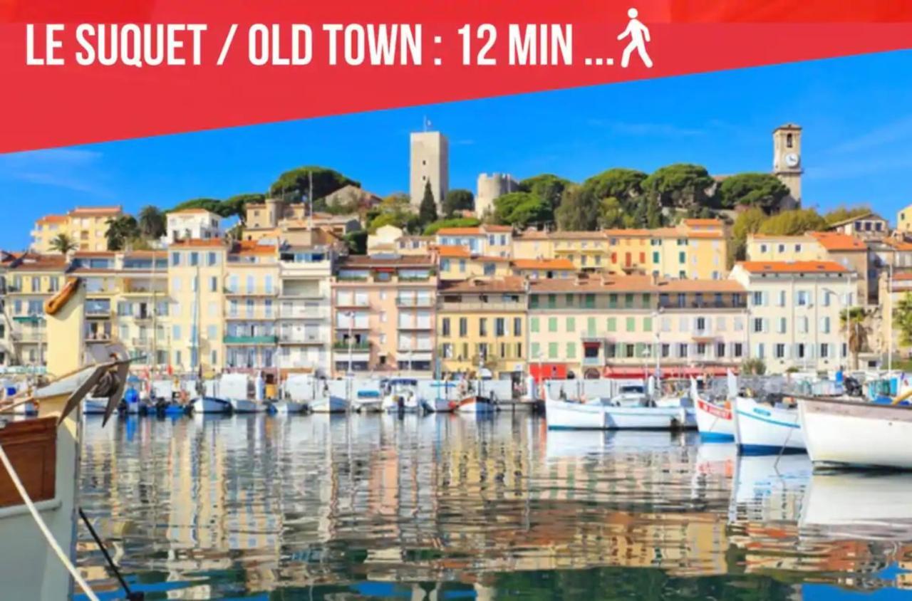 La Diva Du Festival - 10 Mn A Pied Palais & Plages - Cosy & Calme - Clim - Wifi 戛纳 外观 照片