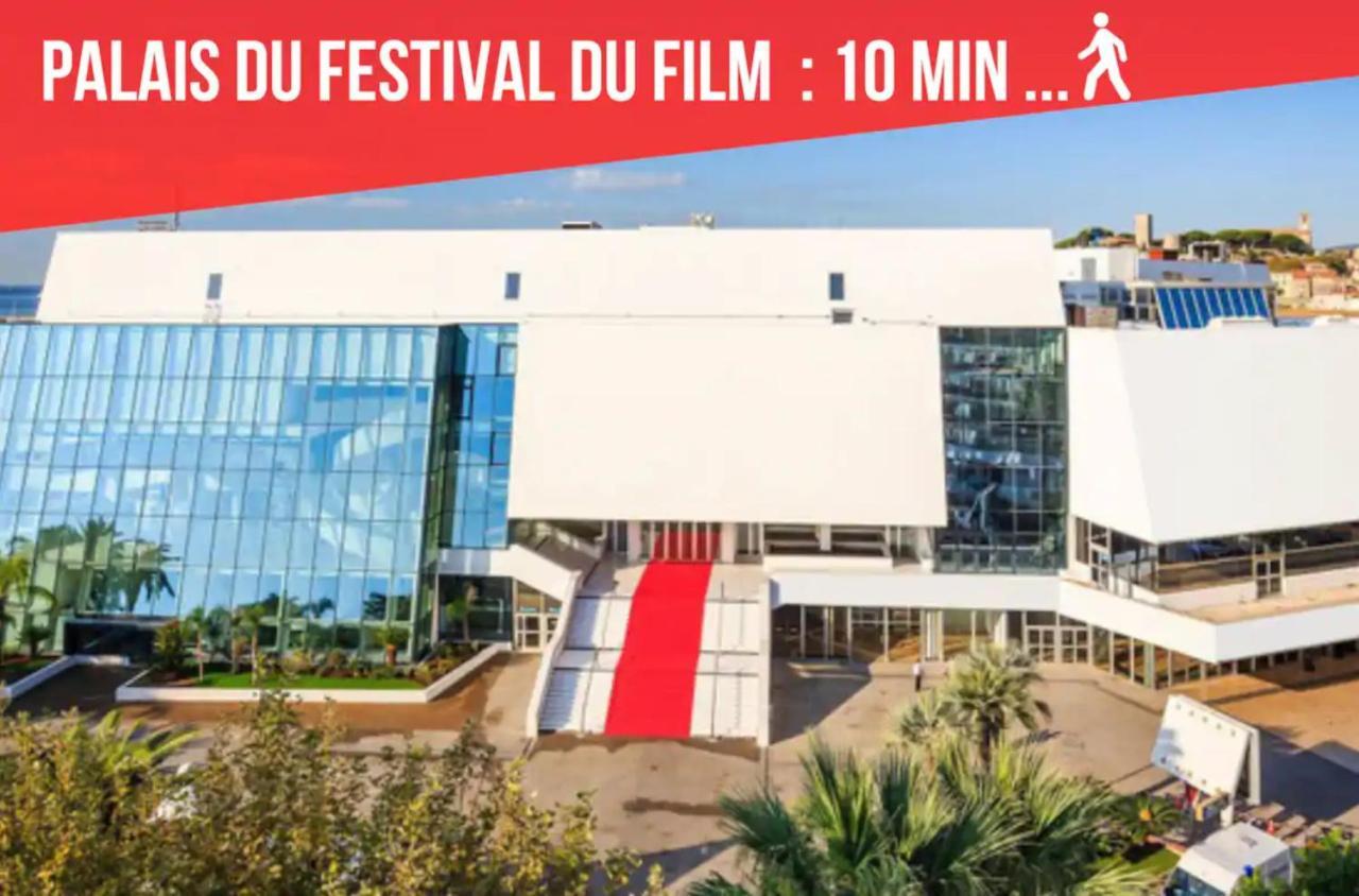 La Diva Du Festival - 10 Mn A Pied Palais & Plages - Cosy & Calme - Clim - Wifi 戛纳 外观 照片